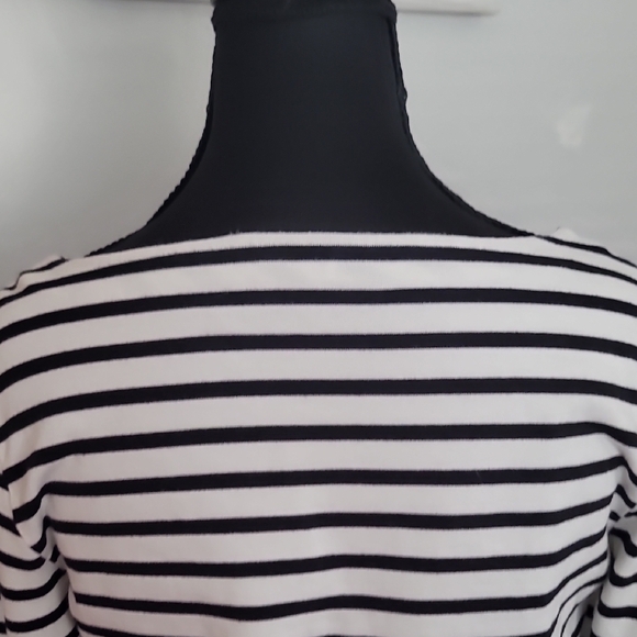 J. Crew Striped Top with Floral Embroidery - Picture 7 of 9